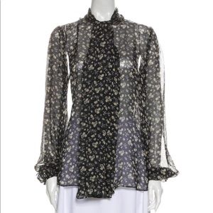 McQueen floral print blouse